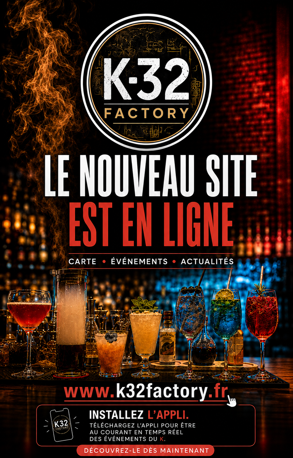 Viens découvrir le nouveau site du K. et télécharger l’application pour rester connecté.